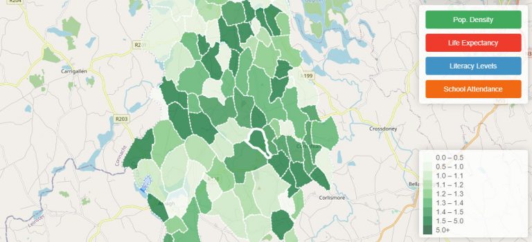 Killashandra Census 1841 – Chloropleths